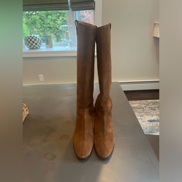 Like New J. Crew Brown Suede Knee high Boots - Size 7 - Picture 3 of 6
